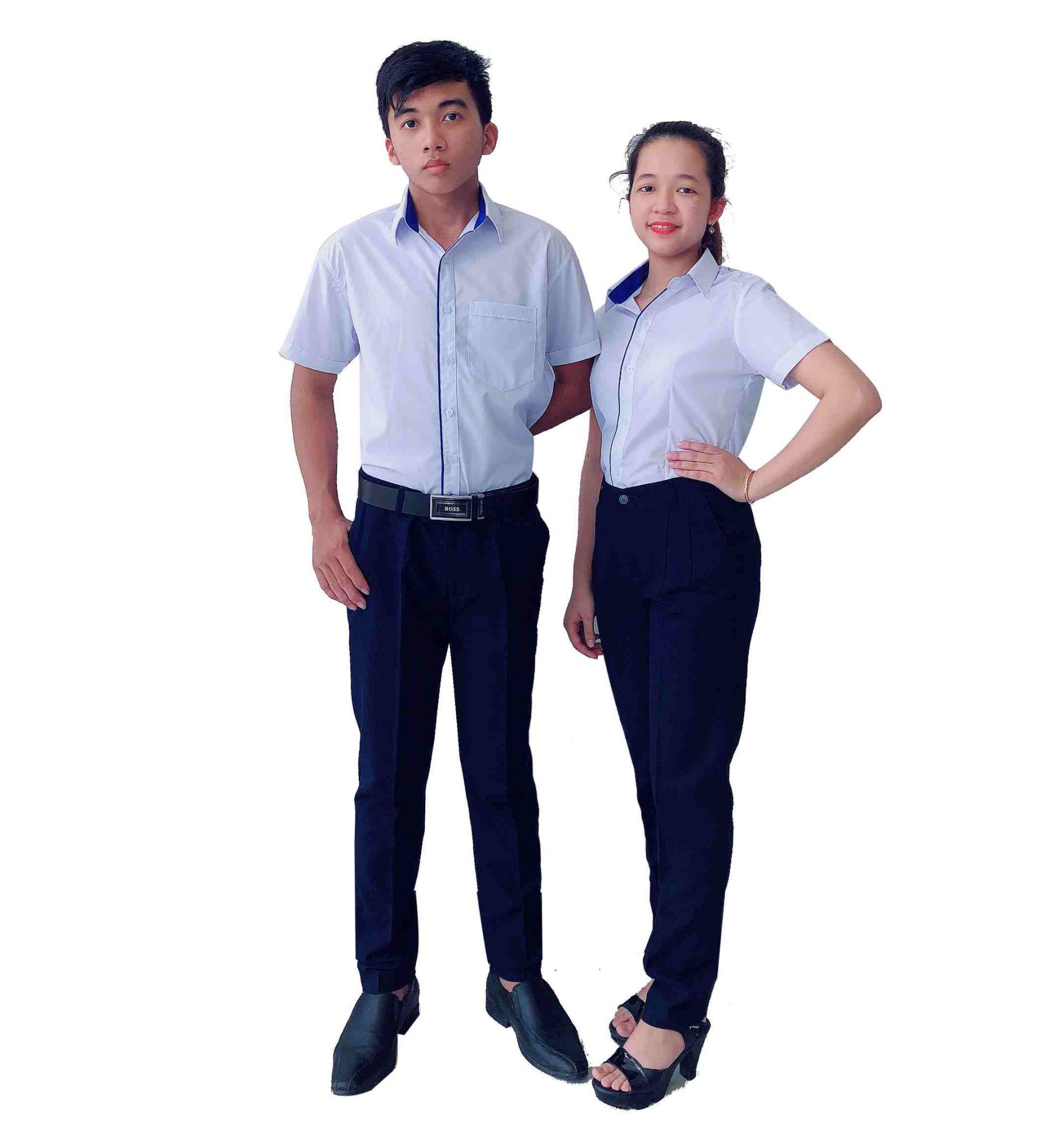May đồng phục học sinh trung học tại Quảng Ngãi